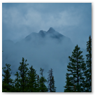 Misty Mountain in Banff